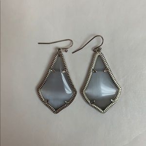 Silver/gray Kendra Scott Earrings